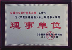 《山东园林商情》第二届理事会成员